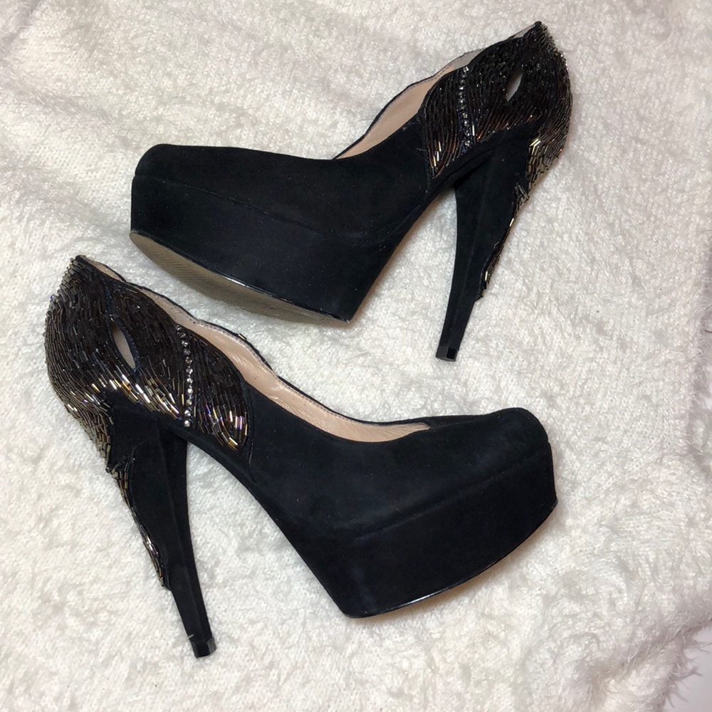 Embroidered Heels